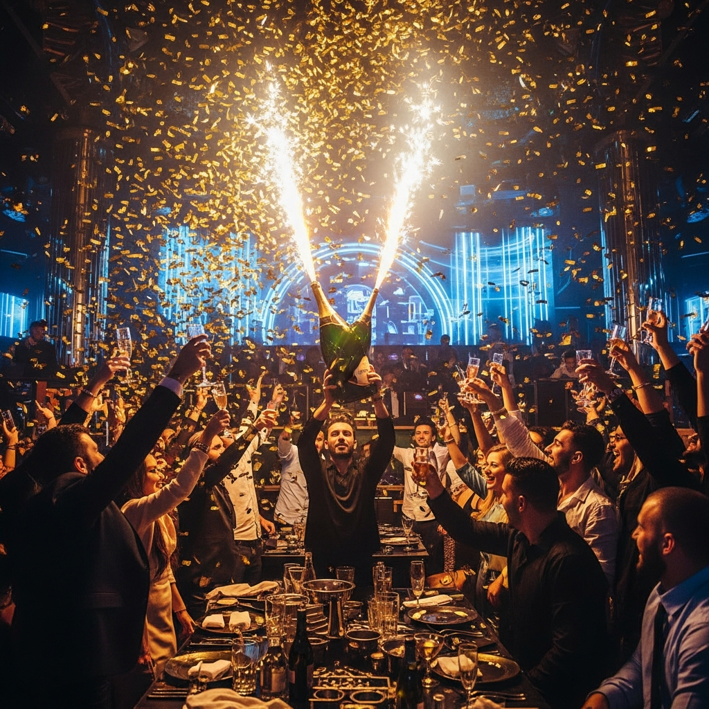Vip Table In Rave VIP Nightclub Dubai | #1 Table Reservations & Bottle Service | Sheikh ...